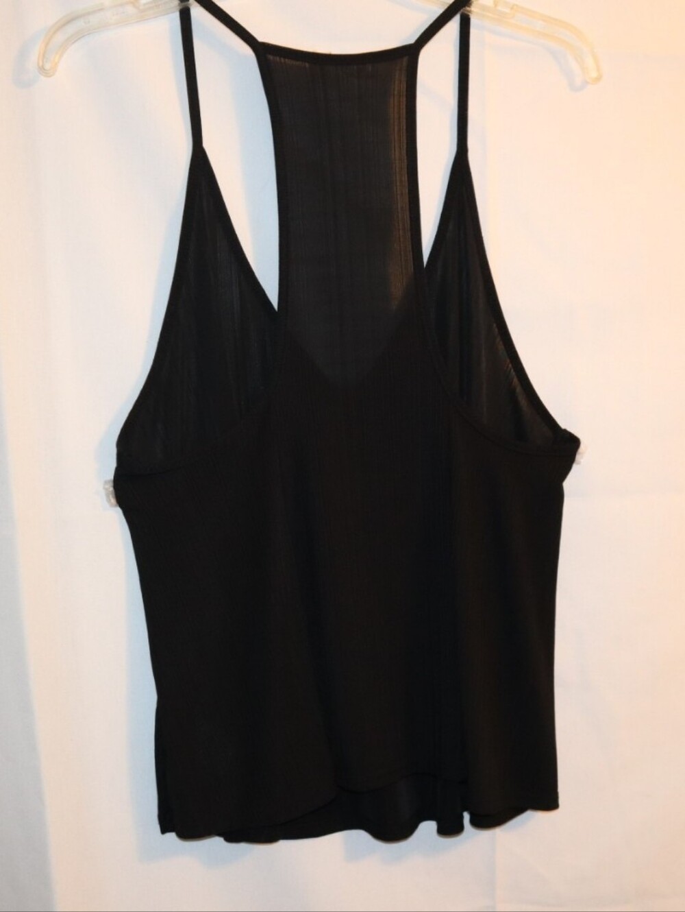 Free People Intimately Slinky Slink Black Racerback Tank Top Size M - Picture 4 of 9